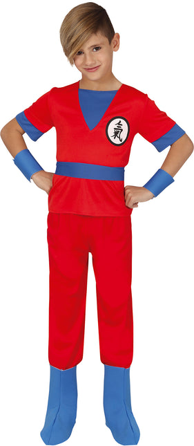 Kostium Goku Dragon Ball Z dla dziecka czerwony