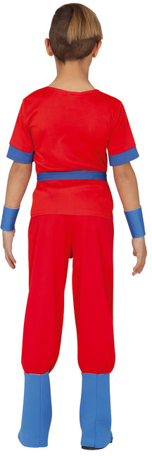 Kostium Goku Dragon Ball Z dla dziecka czerwony