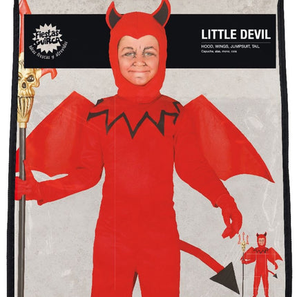 Kostium na Halloween Diabeł dziecięcy ze skrzydłami
