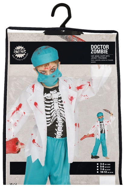 Kostium zombie dla dziecka na Halloween