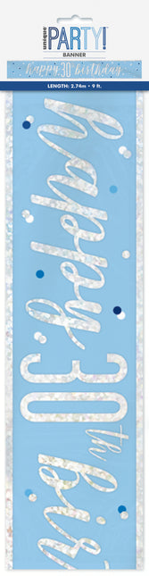 Banner 30 Years Blue 2.74m