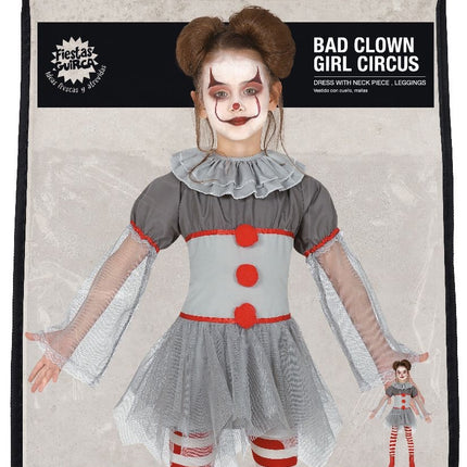 Kostium mrocznego klauna na Halloween dla dziecka