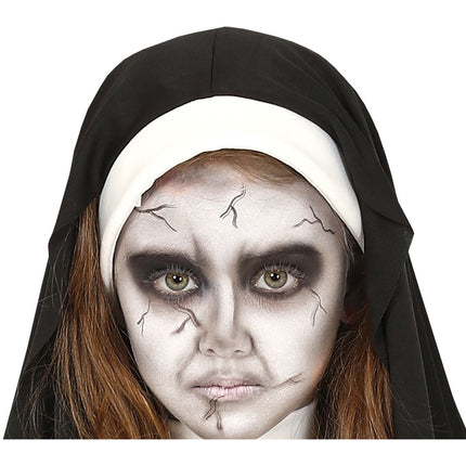 Kostium Non Halloween dla dziecka czarno-biały