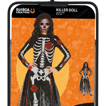 Dia De Los Muertos Kostuum Dames Skelet