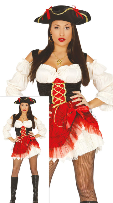 Kombinezon Piratesuit Ladies Red