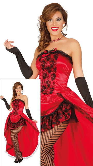 Czerwona sukienka Moulin Rouge