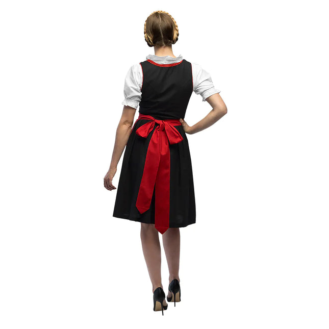 Czerwona sukienka Dirndl Oktoberfest Frau Fischer