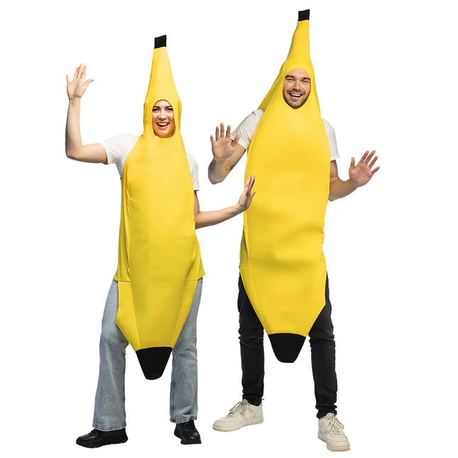 Bananowy garnitur męski