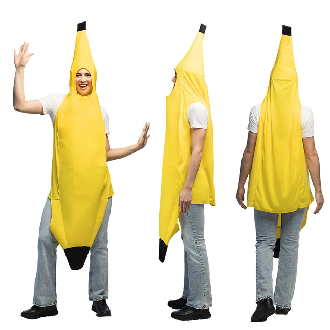 Bananowy garnitur męski