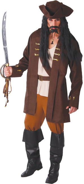 Brązowy kostium pirata