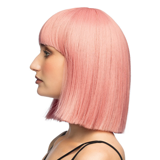 Peruka Djamilla koralowy róż