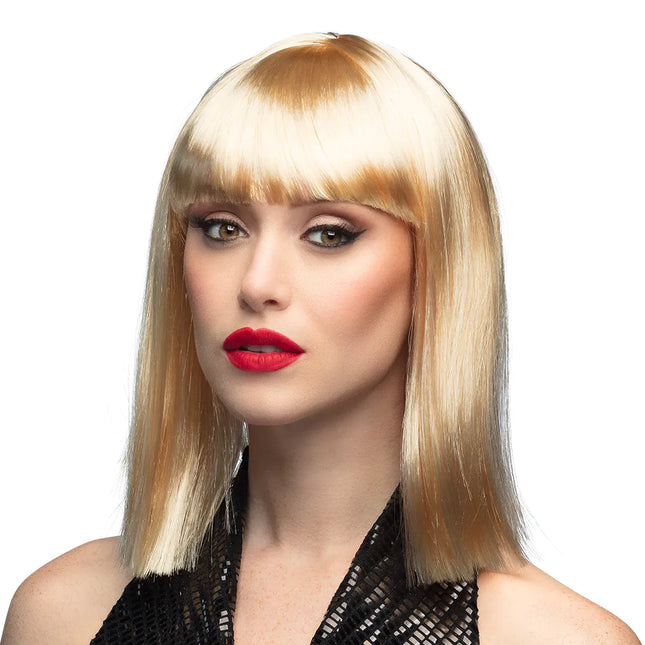 Peruka Bob długi blond