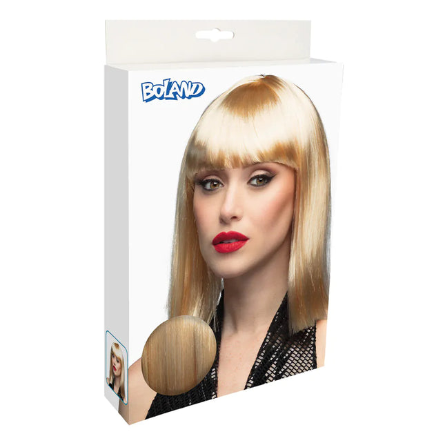 Peruka Bob długi blond