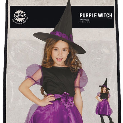 Strój na Halloween dla dziecka fioletowy