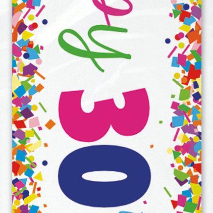 Baner urodzinowy 30 lat 2,74 m