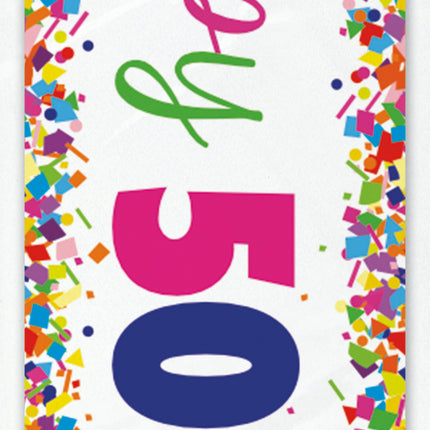 Baner urodzinowy 50 lat 2,74 m