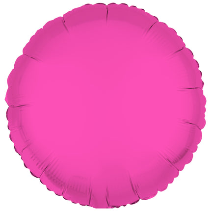 Neonowy różowy balon helowy pusty 43 cm