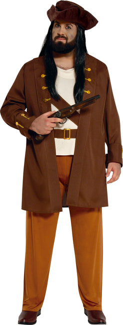 Brązowy kostium pirata