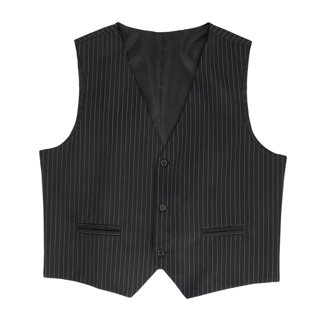 Gilet Pinstripe czarny (L/XL)