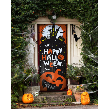 Kurtyna drzwiowa "Happy Halloween" - Halloween BoOo! - 215 x 80 cm