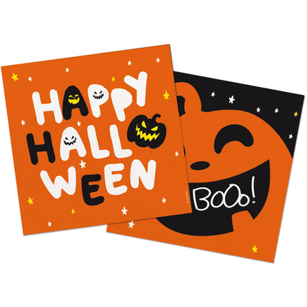 Serwetki Halloween - Halloween BoOo! - 33 x 33 cm - 20 sztuk