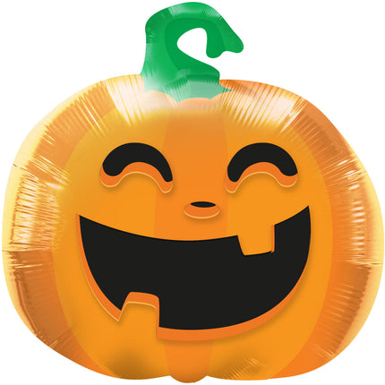 Balon foliowy Dynia - Halloween BoOo! - 56 cm