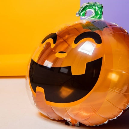 Balon foliowy Dynia - Halloween BoOo! - 56 cm