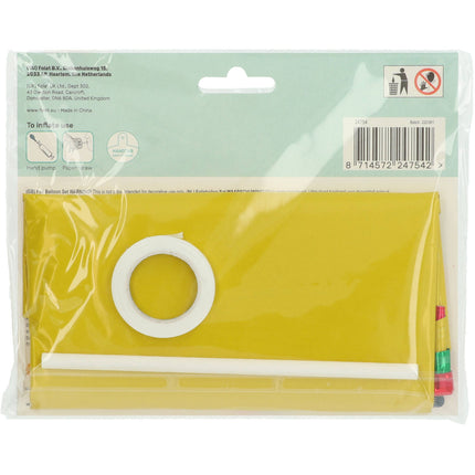 Balony foliowe 'Carnival' wielokolorowe 36cm - 8 sztuk