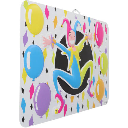 Tabliczka na drzwi 3D Harlequin wielokolorowa - 52x38cm