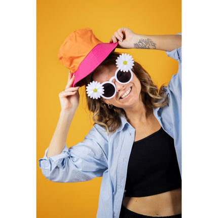 Kapelusz rybacki Colorblock pomarańczowy/różowy