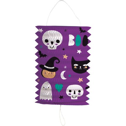 Podnoszona latarnia - Wesołego Halloween - 16 x 22 cm