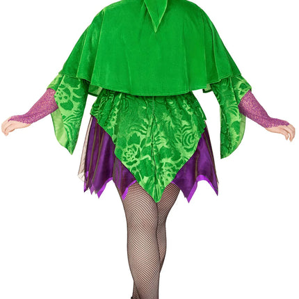 Witch Dress Purple Green Ladies Leg Avenue