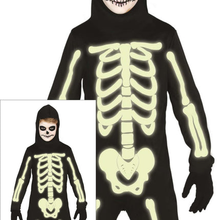 Kostium na Halloween Szkielet świecący w ciemności dla dziecka