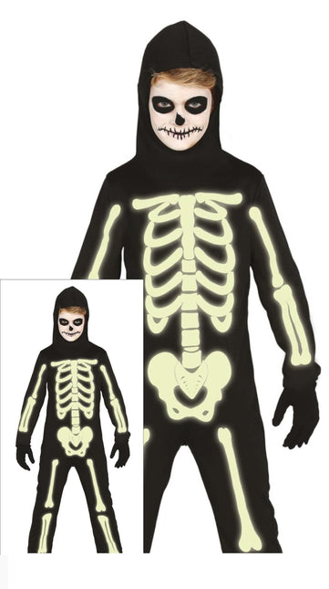 Kostium na Halloween Szkielet świecący w ciemności dla dziecka