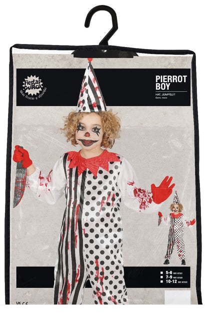 Strój klauna na Halloween dla dziecka