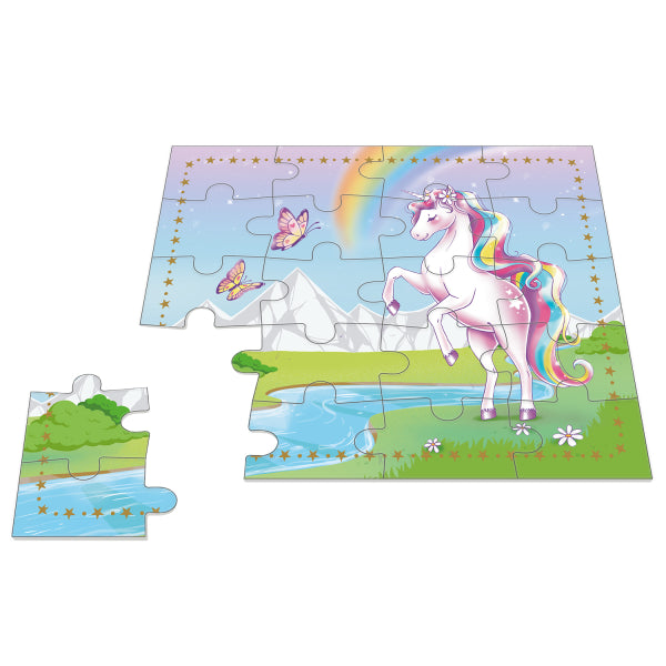 Puzzle jednorożec 16 elementów