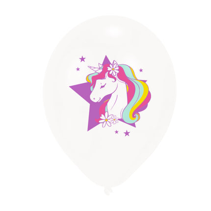 Balony jednorożce 28cm 6szt