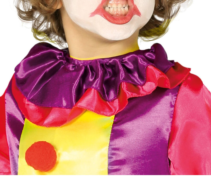 Halloweenowy kostium klauna dla dziecka