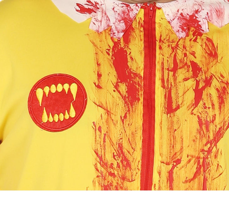 Kostium Zombie Clown na Halloween męski L