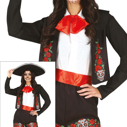 Kostium damski Dia De Los Muertos Singer