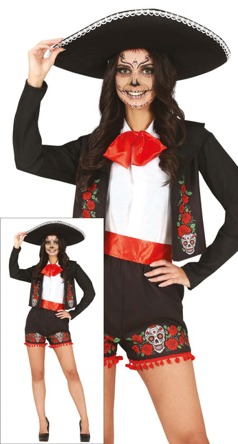Kostium damski Dia De Los Muertos Singer
