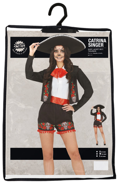 Kostium damski Dia De Los Muertos Singer
