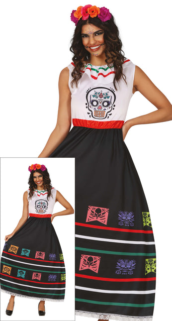 Dia De Los Muertos Dress Ladies Skull