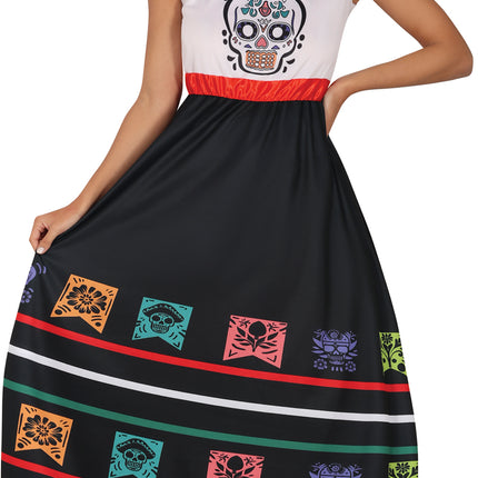 Dia De Los Muertos Dress Ladies Skull