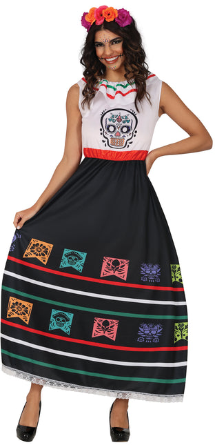 Dia De Los Muertos Dress Ladies Skull