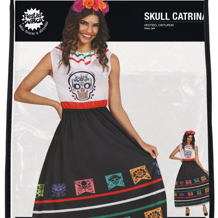 Dia De Los Muertos Dress Ladies Skull