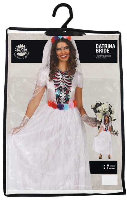Sukienka Dia De Los Muertos White Ladies Bride