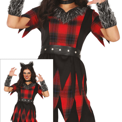 Kostium damski wilkołak na Halloween