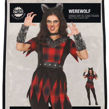 Kostium damski wilkołak na Halloween