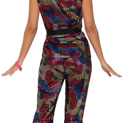 Kombinezon dyskotekowy damski 3-częściowy